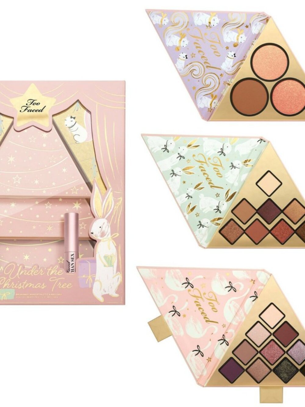 ✨NEW TOO FACED Tree 3x Shadow Palette + Better Than Sex Mascara -Limited Edition